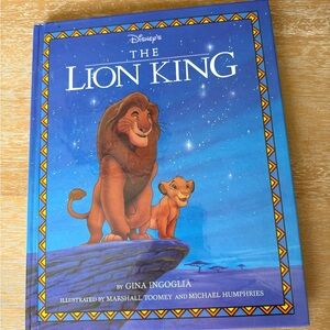 Disney’s Lion King Hardcover Book by Gina Ingoglia 1st Edition Perfect Condition
